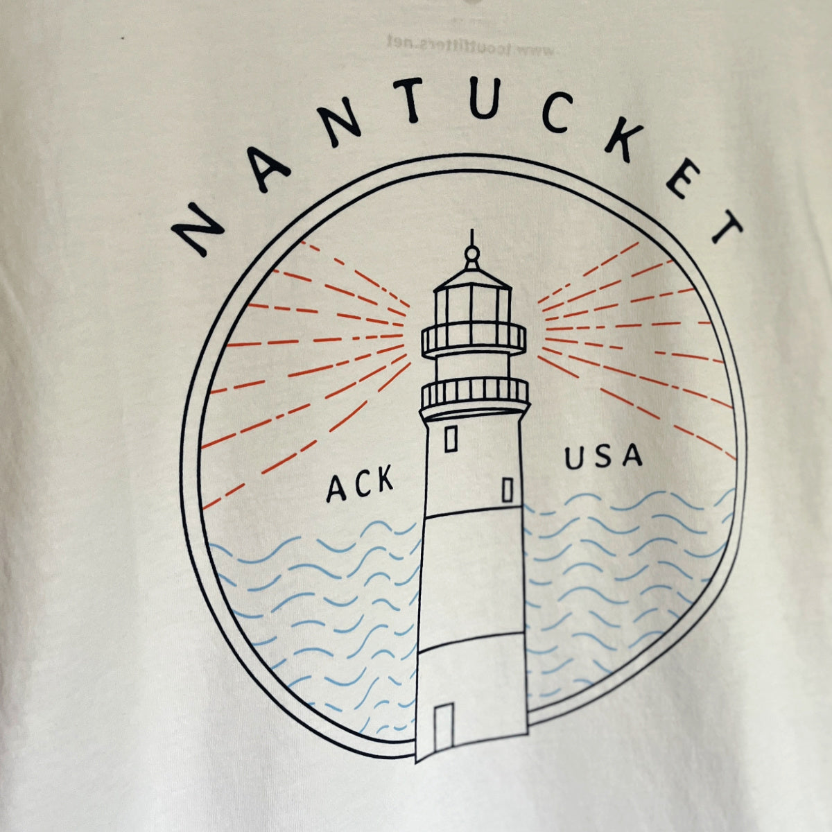 nantucket island lighthouse tee